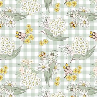 MAY GIBBS GARDEN PLAYTIME DUCK CLOTH