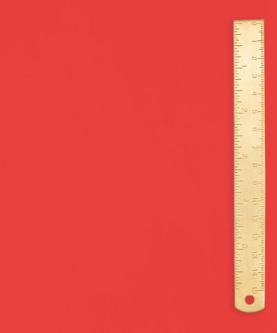 TANA LAWN PLAIN POPPY RED