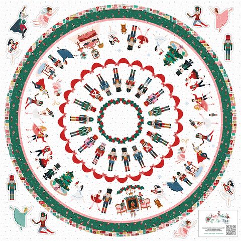 NUTCRACKER TRADITION 54" X 54" HOME D�COR TREE SKI
