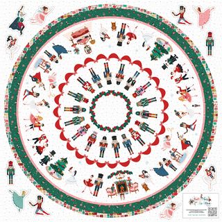 NUTCRACKER TRADITION 54" X 54" HOME D�COR TREE SKI