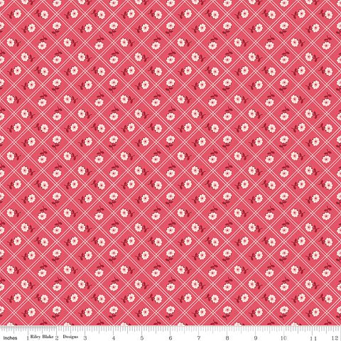 BERRY & SAGE CALICO TEA ROSE