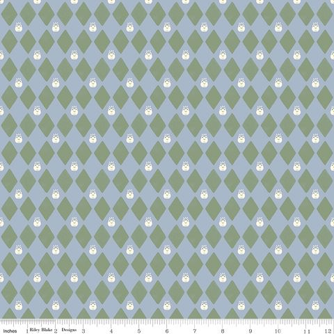 FARAWAY KINGDOM HARLEQUIN PRINCE SKY