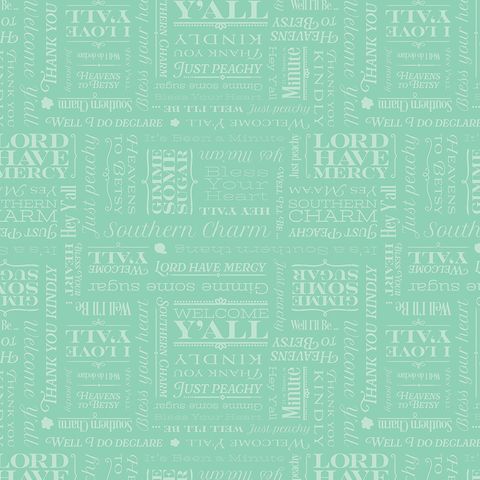 SOUTHERN CHARM TEXT MINT