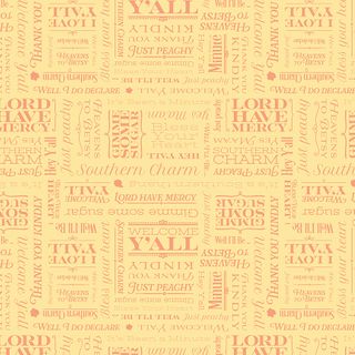 SOUTHERN CHARM TEXT YELLOW