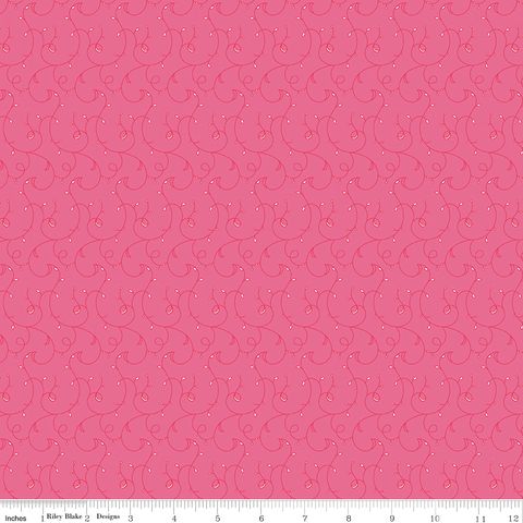 FLOURISH VINES HOT PINK