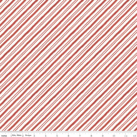 HOLIDAY SPIRIT STRIPES RED