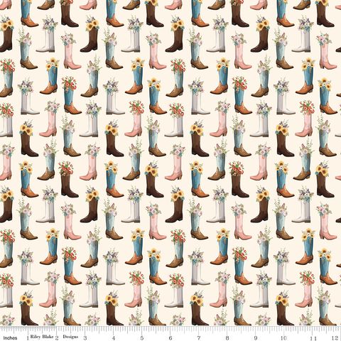 COWGIRL BOOTS CREAM