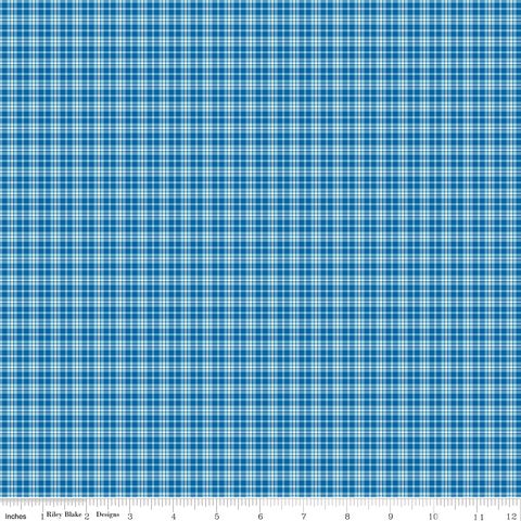SUMMER'S IN TOWN PLAID BLUE