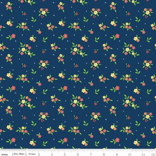 SUMMER'S IN TOWN FLORAL NAVY