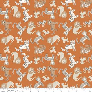 LEO & SAVANNAH ANIMAL TOSS ORANGE