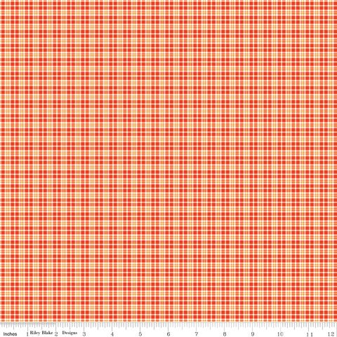 SUMMER'S IN TOWN PLAID RED