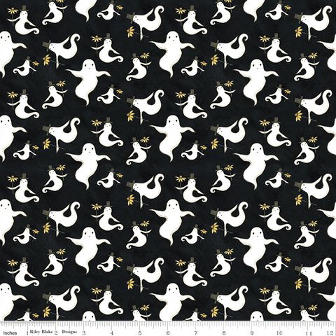 SPOOKY GHOSTS BLACK