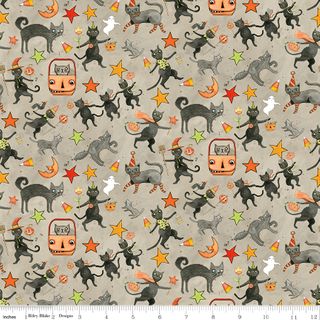 SPOOKY CATS GRAY