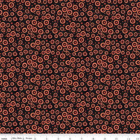 SPOOKY POLKA DOTS BLACK