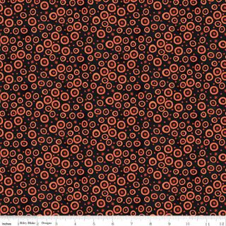 SPOOKY POLKA DOTS BLACK