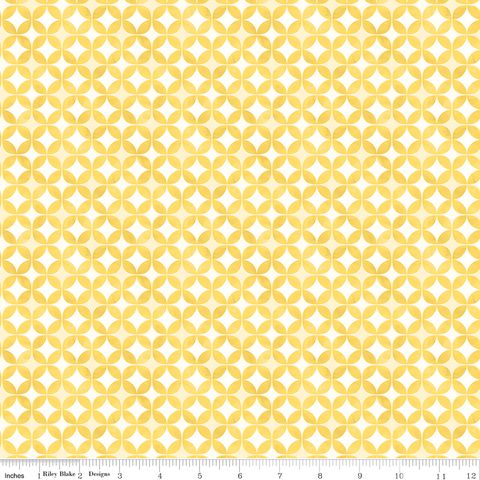 PAINTED PETALS GEO CIRCLES YELLOW