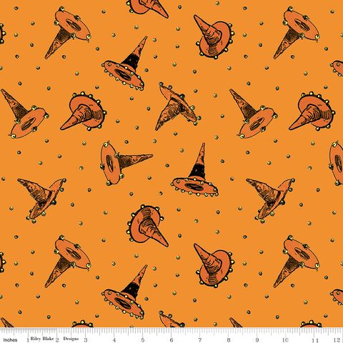 SCARY SCRAPS FESTIVE HAT TOSS ORANGE