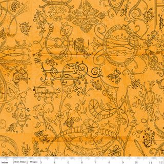SCARY SCRAPS SCARY STITCHES ORANGE