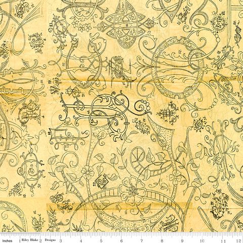 SCARY SCRAPS SCARY STITCHES YELLOW