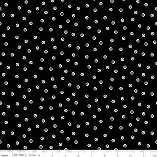 SCARY SCRAPS DRESS DOTS BLACK