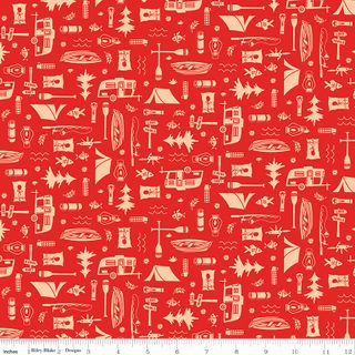 HAPPY HAVEN LET'S CAMP RED
