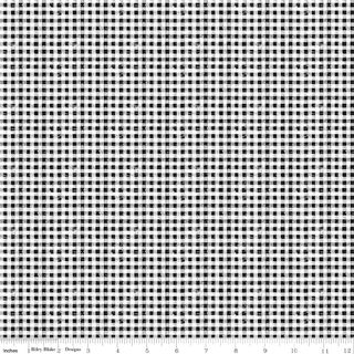 SCARY SCRAPS FADED GINGHAM BLACK