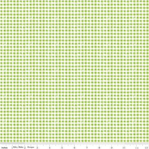 SCARY SCRAPS FADED GINGHAM GREEN