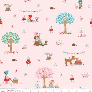 WHIMSICAL WOODLAND MAIN PINK