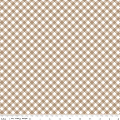 WHIMSICAL WOODLAND DIAGONAL GINGHAM NATURAL