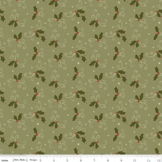 CHRISTMAS GREETINGS HOLLY SPRUCE