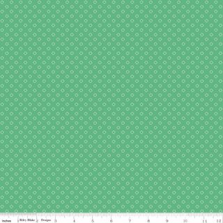 WHIMSICAL WOODLAND CIRCLE DOTS GREEN