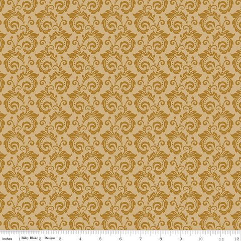 CHRISTMAS GREETINGS SCROLL GOLD