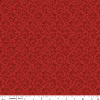 CHRISTMAS GREETINGS SCROLL RED