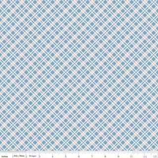 DAYBREAK ON THE PRAIRIE PLAID BLUE
