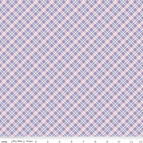 DAYBREAK ON THE PRAIRIE PLAID PURPLE