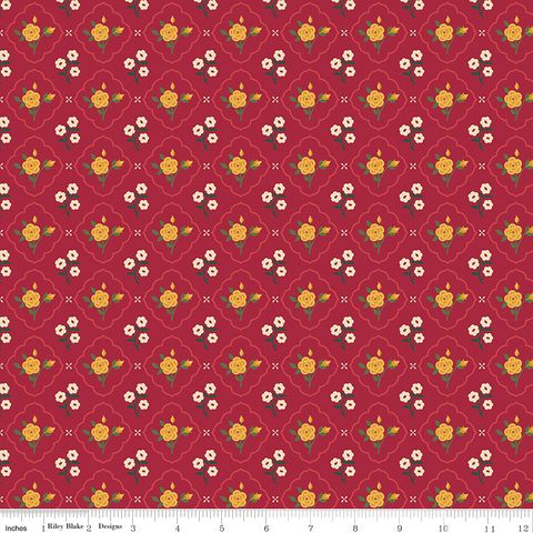 ORCHARD HOUSE MEDALLIONS RED