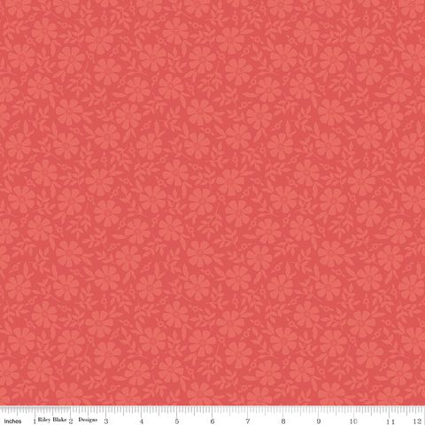 ORCHARD HOUSE TONAL FLOWERS CORAL