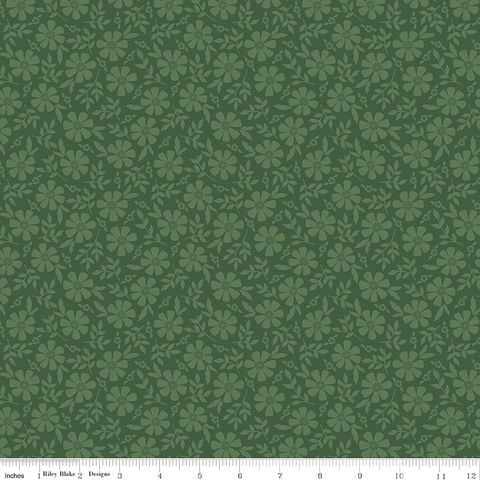 ORCHARD HOUSE TONAL FLOWERS GREEN