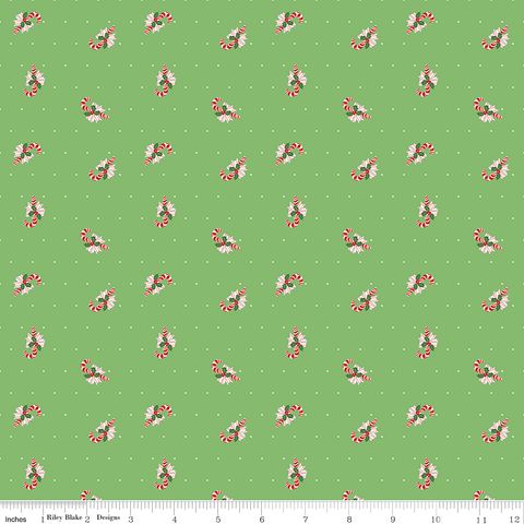 CLAUS & CO. CANDY CANE TOSS GREEN