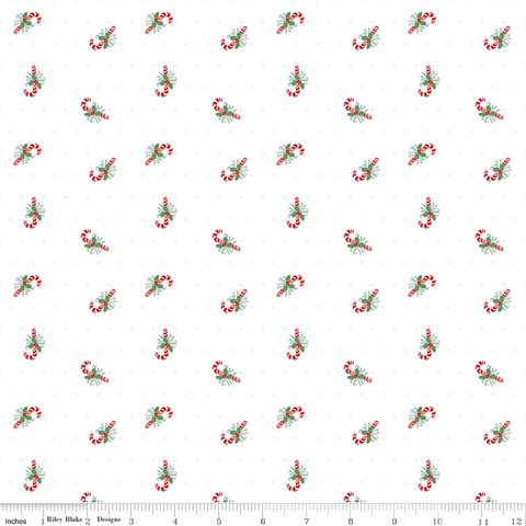 CLAUS & CO. CANDY CANE TOSS WHITE
