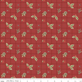 HOLIDAY SPIRIT HOLLY RED