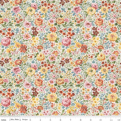 SKETCHBOOK FLOWER GARDEN CREAM