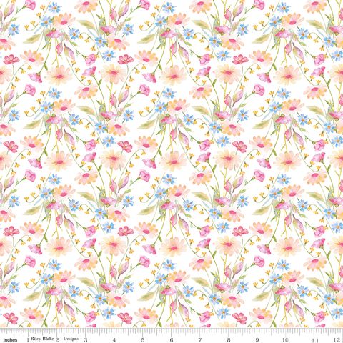PAINTED PETALS BOUQUETS WHITE