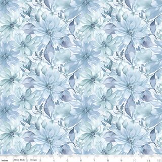 DAYBREAK ON THE PRAIRIE FLORAL BLUE
