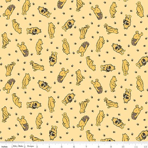 FLANNEL WINNIE THE POOH TOSS SUNSHINE