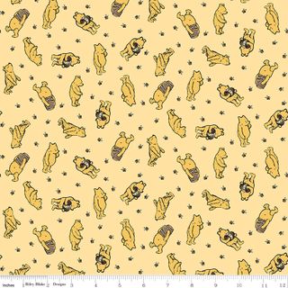 FLANNEL WINNIE THE POOH TOSS SUNSHINE