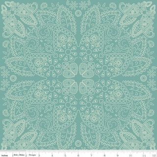 FLANNEL COWBOYS BANDANA TEAL