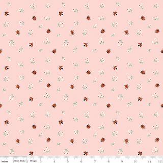 FLANNEL MEADOW MOMENTS LADYBUGS PINK