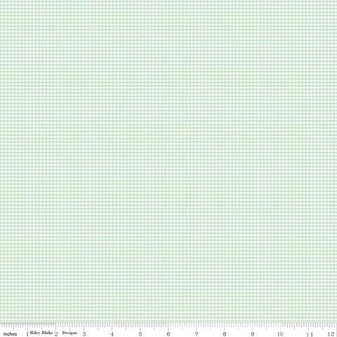 FLANNEL MICRO GINGHAM SWEET MINT