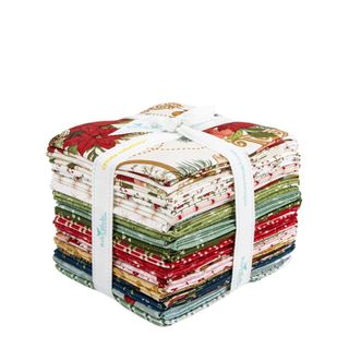 CHRISTMAS GREETINGS FAT QUARTER BUNDLE, 24 PCS.